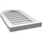 Ekena Millwork Round Top Surface Mount PVC Gable Vent w/ 2"W x 2"P Brickmould Sill Frame, 14"W x 26"H GVPRT14X2603SN - alternate 5